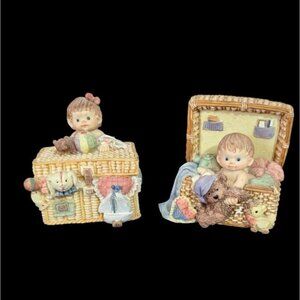 Vintage 1990s Prestige Trading Corp Cherie  Kalvin Collection  nursery  baby
